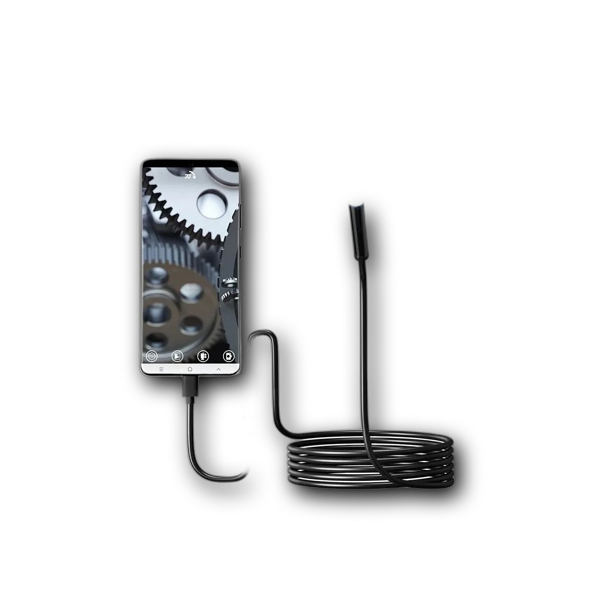 Cámara Endoscópica TYPE-C 7mm IP67 6 LED USB — 3