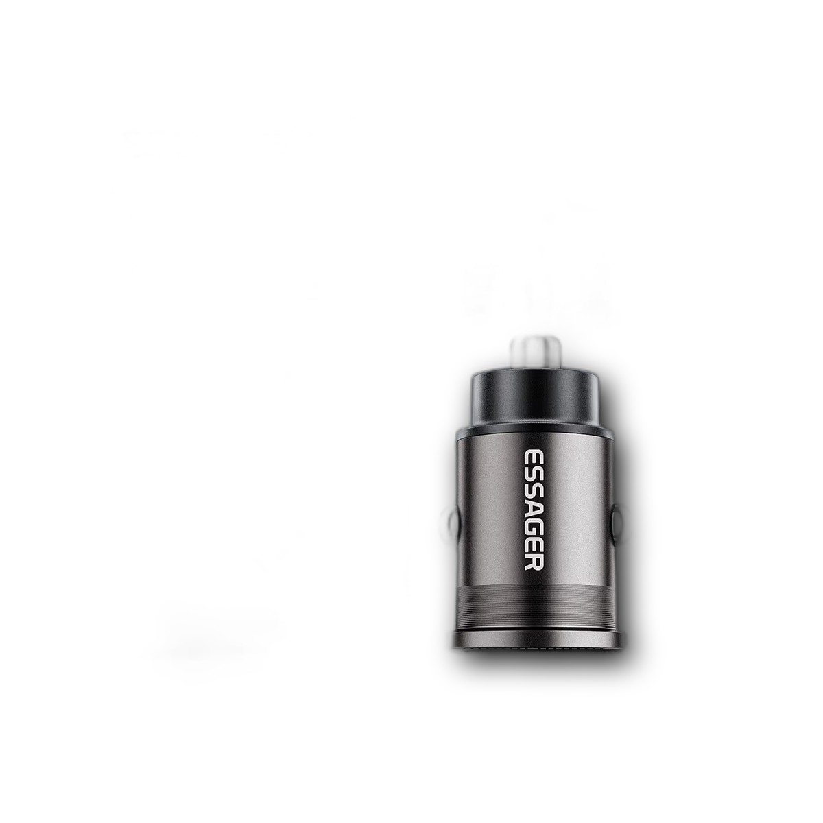 Essager 45W Auto-Ladegerät, Dual-Port Schnellladung PD QC3.0 Typ-C