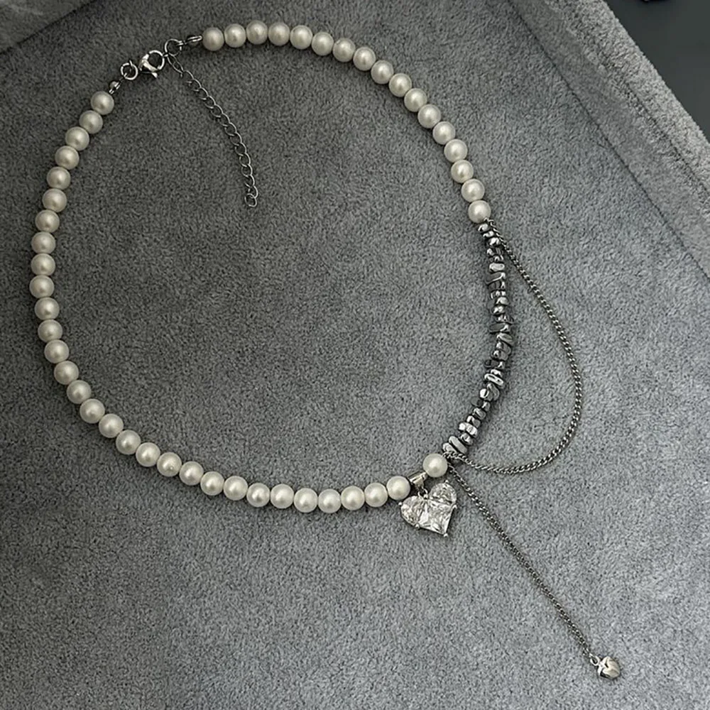 Gargantilla Irregular con borlas Vintage para mujer, collar con colgante de cora — 2