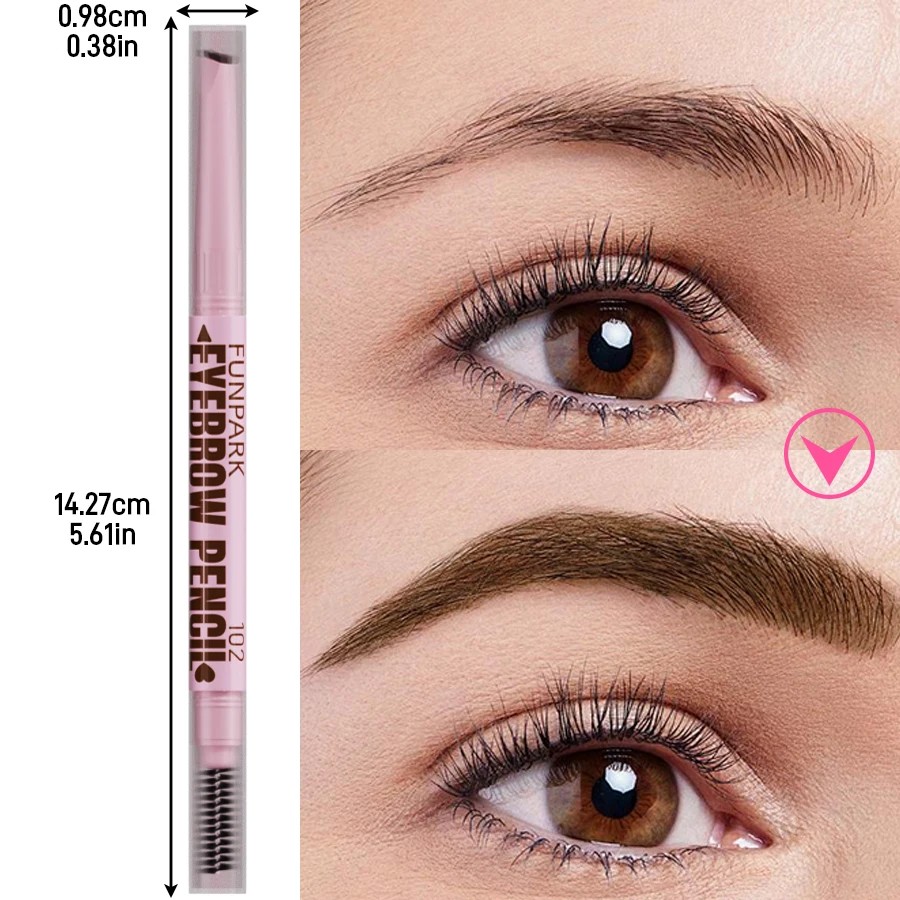 Lápiz de Cejas 2 en 1 Profesional (5 Colores)