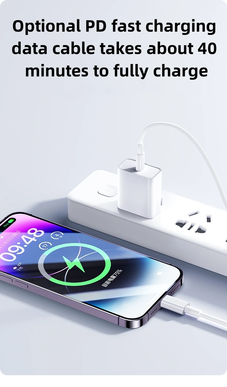 Para PD 35W cargador rápido USB tipo C para iPhone 15 14 13 12 11 Pro Max Mini P — 4