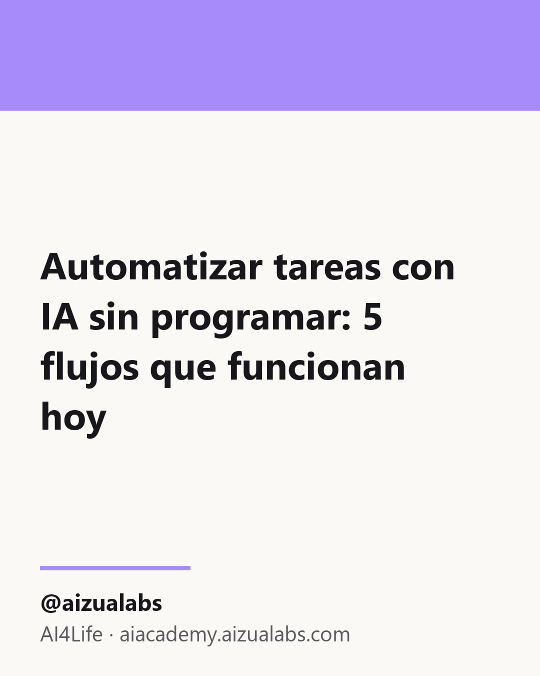 Automatizar tareas con IA sin programar: 5 flujos que funcionan hoy