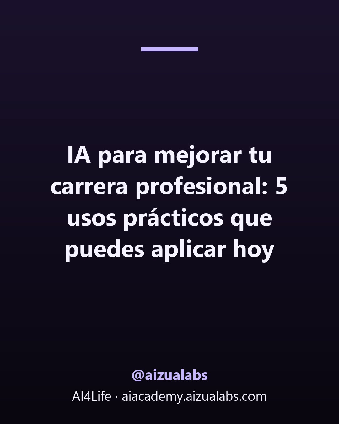 IA para mejorar tu carrera profesional: 5 usos prácticos que puedes aplicar hoy