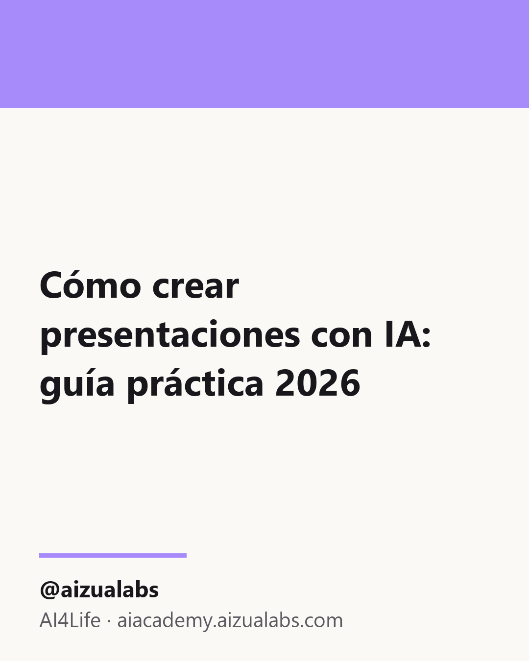How to create presentations with AI: practical guide 2026