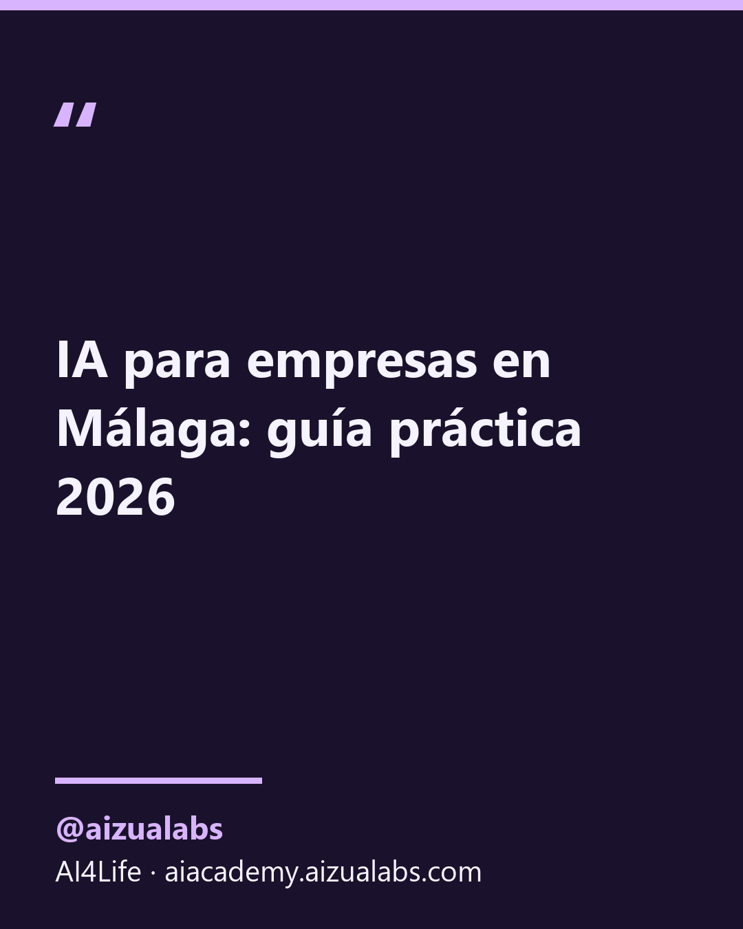 AI for companies in Málaga: a practical 2026 guide