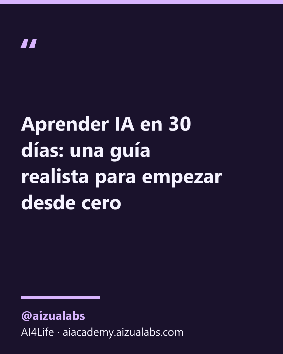 Aprender IA en 30 días: una guía realista para empezar desde cero