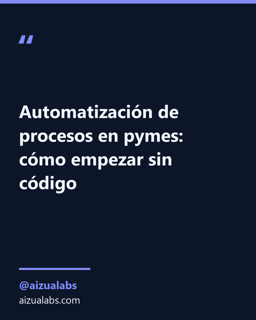 Automatización de procesos en pymes: cómo empezar sin código