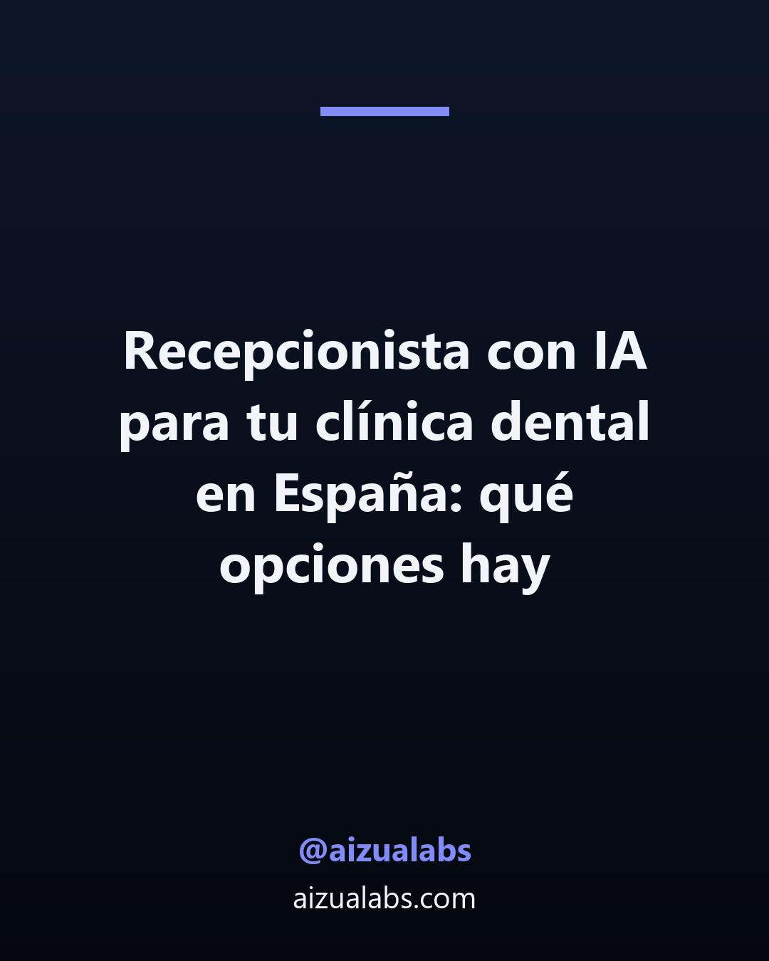 Recepcionista con IA para tu clínica dental en España: qué opciones hay